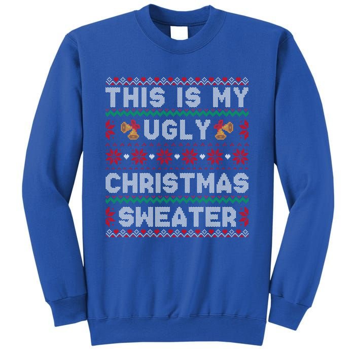 Funny Xmas Snow Heart This Is My Ugly Christmas Gift Sweatshirt