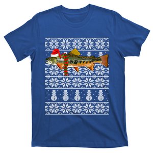 Fish Xmas Santa Hat Brook Trout Ugly Christmas Meaningful Gift T-Shirt