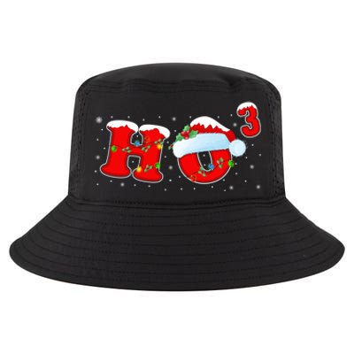 Funny Xmas Santa Ho Ho3 Cubed Math Teacher Christmas Gift Cool Comfort Performance Bucket Hat