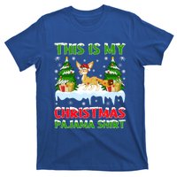 Funny Xmas Santa This Is My Fennec Fox Christmas Pajama Gift T-Shirt