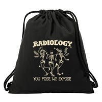 Funny Xray Tech Radiology Technologist Halloween Drawstring Bag