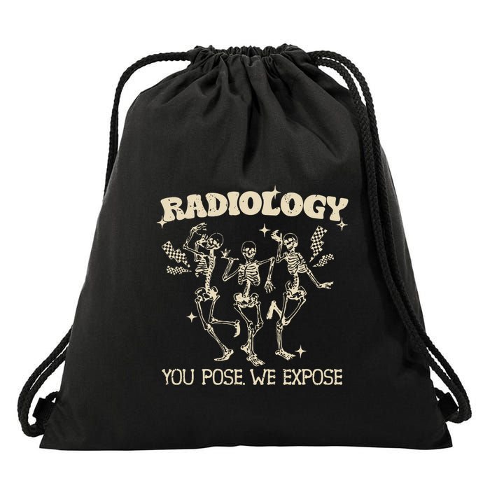 Funny Xray Tech Radiology Technologist Halloween Drawstring Bag
