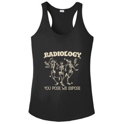 Funny Xray Tech Radiology Technologist Halloween Ladies PosiCharge Competitor Racerback Tank