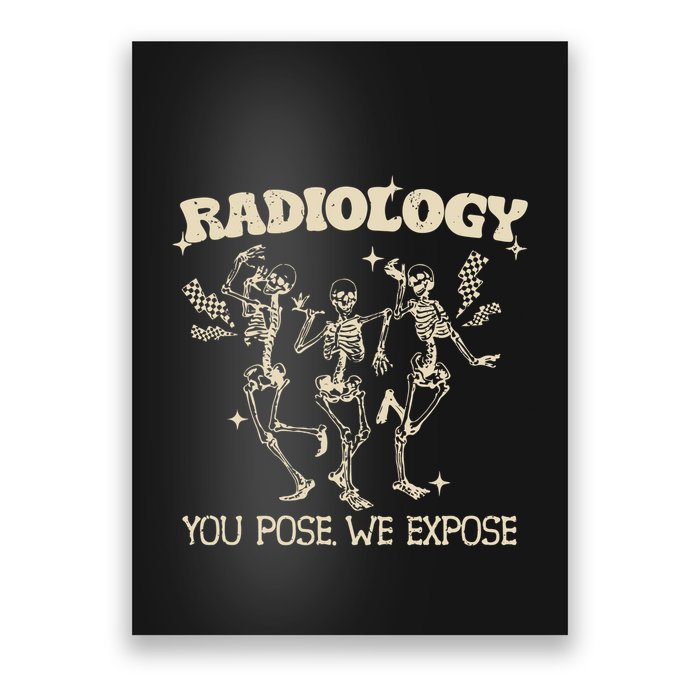Funny Xray Tech Radiology Technologist Halloween Poster