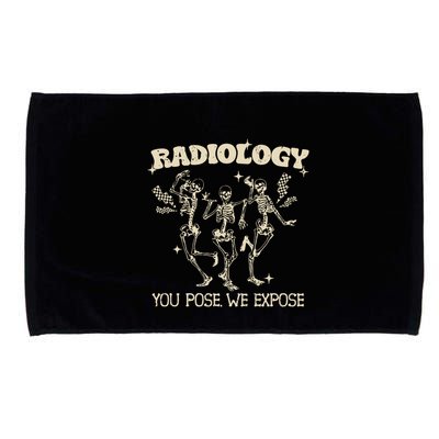 Funny Xray Tech Radiology Technologist Halloween Microfiber Hand Towel