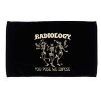 Funny Xray Tech Radiology Technologist Halloween Microfiber Hand Towel