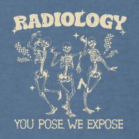 Funny Xray Tech Radiology Technologist Halloween Garment-Dyed Sweatshirt