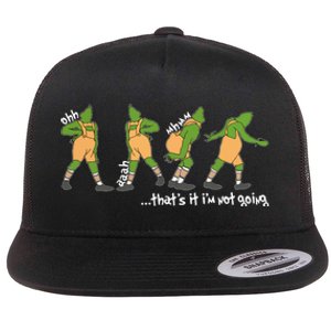 Funny Xmas Thats It Im Not Going Christmas Flat Bill Trucker Hat