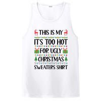 Funny Xmas Too Hot Ugly Christmas Family PosiCharge Competitor Tank