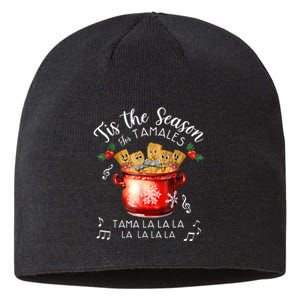 Funny Xmas Tis The Season For Tamales Christmas Mexican Food Sustainable Beanie