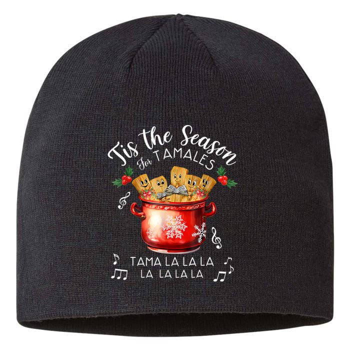 Funny Xmas Tis The Season For Tamales Christmas Mexican Food Sustainable Beanie