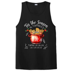 Funny Xmas Tis The Season For Tamales Christmas Mexican Food PosiCharge Competitor Tank