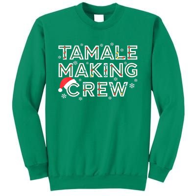 Funny Xmas Tamale Making Crew Mexican Food Christmas Family Matching Gift Sweatshirt