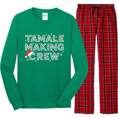 Funny Xmas Tamale Making Crew Mexican Food Christmas Family Matching Gift Long Sleeve Pajama Set