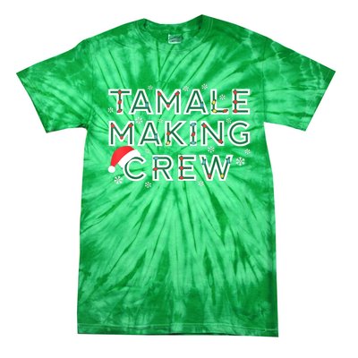 Funny Xmas Tamale Making Crew Mexican Food Christmas Family Matching Gift Tie-Dye T-Shirt