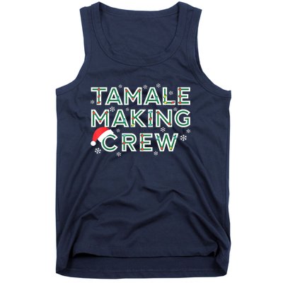 Funny Xmas Tamale Making Crew Mexican Food Christmas Family Matching Gift Tank Top