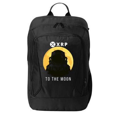 Funny XRP To The Moon Cryptocurrency Ripple Gift XRP Blockchain Crypto Trader City Backpack