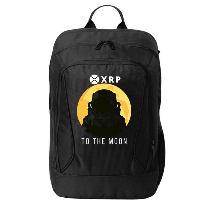 Funny XRP To The Moon Cryptocurrency Ripple Gift XRP Blockchain Crypto Trader City Backpack