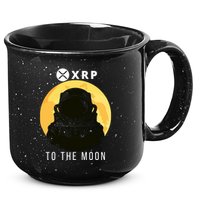 Funny XRP To The Moon Cryptocurrency Ripple Gift XRP Blockchain Crypto Trader 15oz Campfire Ceramic Mug