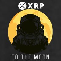 Funny XRP To The Moon Cryptocurrency Ripple Gift XRP Blockchain Crypto Trader Trucker Hat