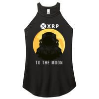 Funny XRP To The Moon Cryptocurrency Ripple Gift XRP Blockchain Crypto Trader Women's Perfect Tri Rocker Tank