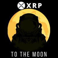 Funny XRP To The Moon Cryptocurrency Ripple Gift XRP Blockchain Crypto Trader Wool Snapback Cap