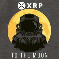 Funny XRP To The Moon Cryptocurrency Ripple Gift XRP Blockchain Crypto Trader Vector Backpack