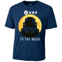 Funny XRP To The Moon Cryptocurrency Ripple Gift XRP Blockchain Crypto Trader Performance Shirt