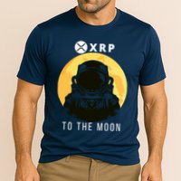 Funny XRP To The Moon Cryptocurrency Ripple Gift XRP Blockchain Crypto Trader Performance Shirt