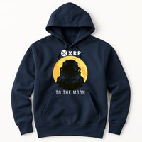 Funny XRP To The Moon Cryptocurrency Ripple Gift XRP Blockchain Crypto Trader Hoodie