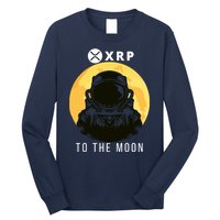Funny XRP To The Moon Cryptocurrency Ripple Gift XRP Blockchain Crypto Trader Long Sleeve Shirt