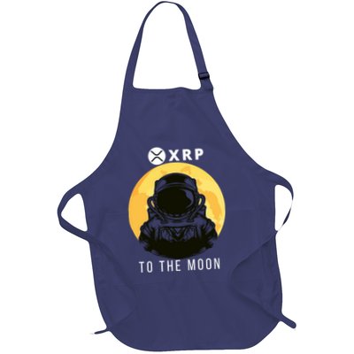 Funny XRP To The Moon Cryptocurrency Ripple Gift XRP Blockchain Crypto Trader Apron