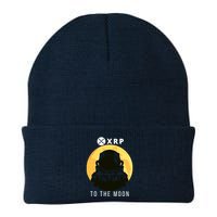 Funny XRP To The Moon Cryptocurrency Ripple Gift XRP Blockchain Crypto Trader Beanie