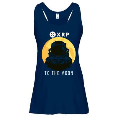 Funny XRP To The Moon Cryptocurrency Ripple Gift XRP Blockchain Crypto Trader Ladies Essential Flowy Tank