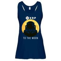 Funny XRP To The Moon Cryptocurrency Ripple Gift XRP Blockchain Crypto Trader Ladies Essential Flowy Tank