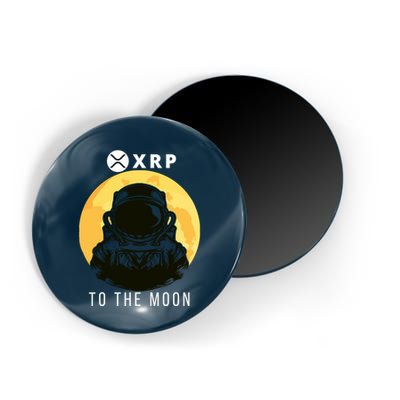 Funny XRP To The Moon Cryptocurrency Ripple Gift XRP Blockchain Crypto Trader Magnet