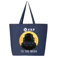 Funny XRP To The Moon Cryptocurrency Ripple Gift XRP Blockchain Crypto Trader 25L Jumbo Tote
