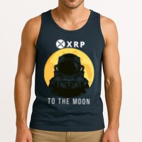 Funny XRP To The Moon Cryptocurrency Ripple Gift XRP Blockchain Crypto Trader Tank Top