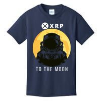 Funny XRP To The Moon Cryptocurrency Ripple Gift XRP Blockchain Crypto Trader Kids T-Shirt