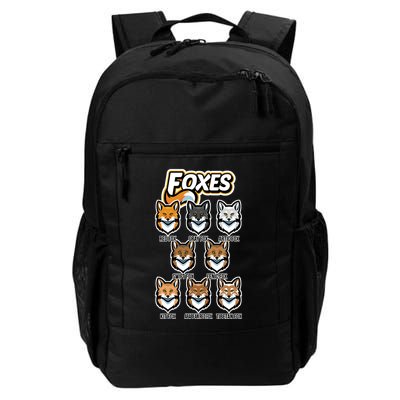 Foxes Of The World Fox Types Backpack