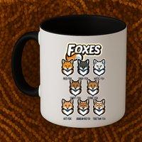 Foxes Of The World Fox Types Mug