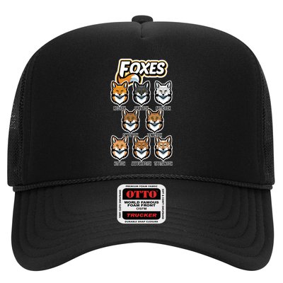 Foxes Of The World Fox Types Trucker Hat