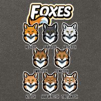Foxes Of The World Fox Types Cotton Canvas Backpack