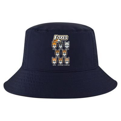Foxes Of The World Fox Types Cool Comfort Performance Bucket Hat