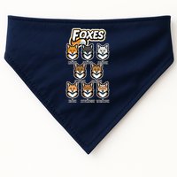 Foxes Of The World Fox Types USA-Made Doggie Bandana