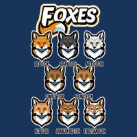 Foxes Of The World Fox Types USA-Made Doggie Bandana