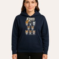 Foxes Of The World Fox Types Hoodie
