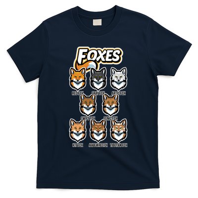 Foxes Of The World Fox Types T-Shirt