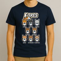 Foxes Of The World Fox Types T-Shirt
