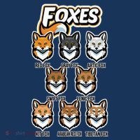 Foxes Of The World Fox Types T-Shirt